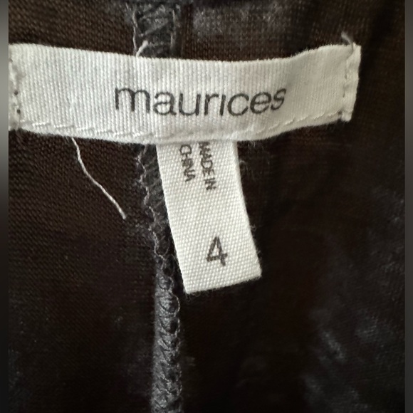 Maurice’s plus size 4 heathered dark grey cardigan - Picture 3 of 4